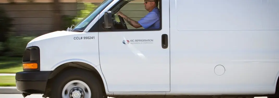 KIC Refrigeration service vehicle serving Berwick area